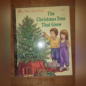 The Christmas Tree That Grew - Little Golden Book - 1987
